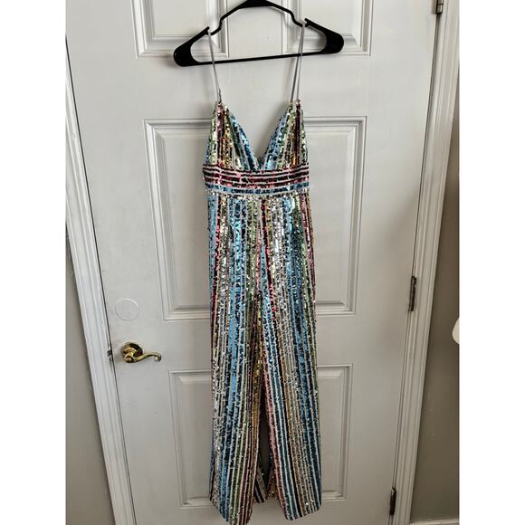 SAYLOR Nyc Jojo sequin jumpsuit size XS - Picture 5 of 8